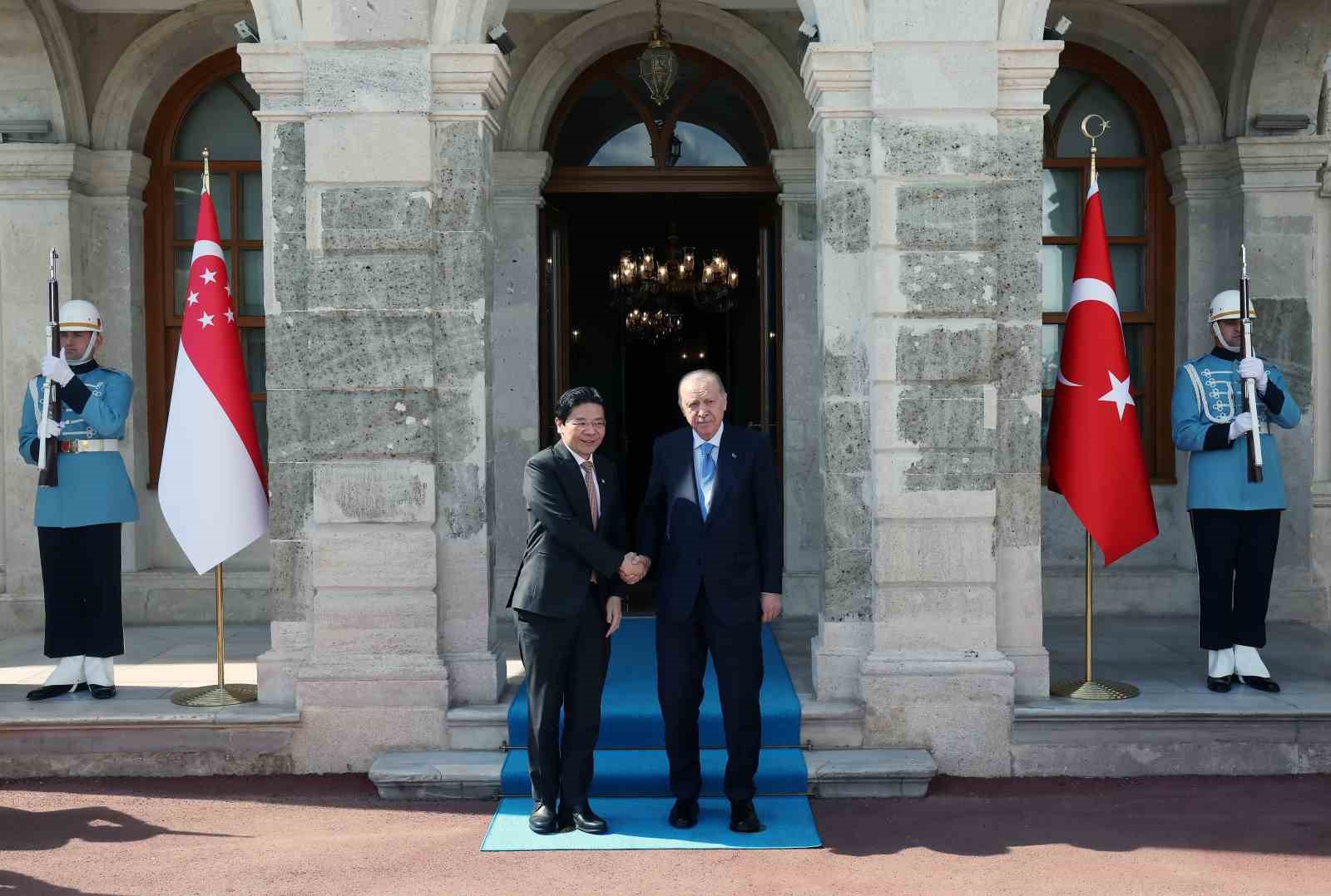 Cumhurbaşkanı Erdoğan, Singapur Başbakanı Lawrence Wong’u kabul etti