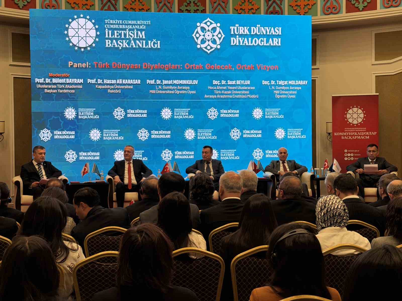 Astana’da "Türk dünyası diyalogları" paneli gerçekleştirildi