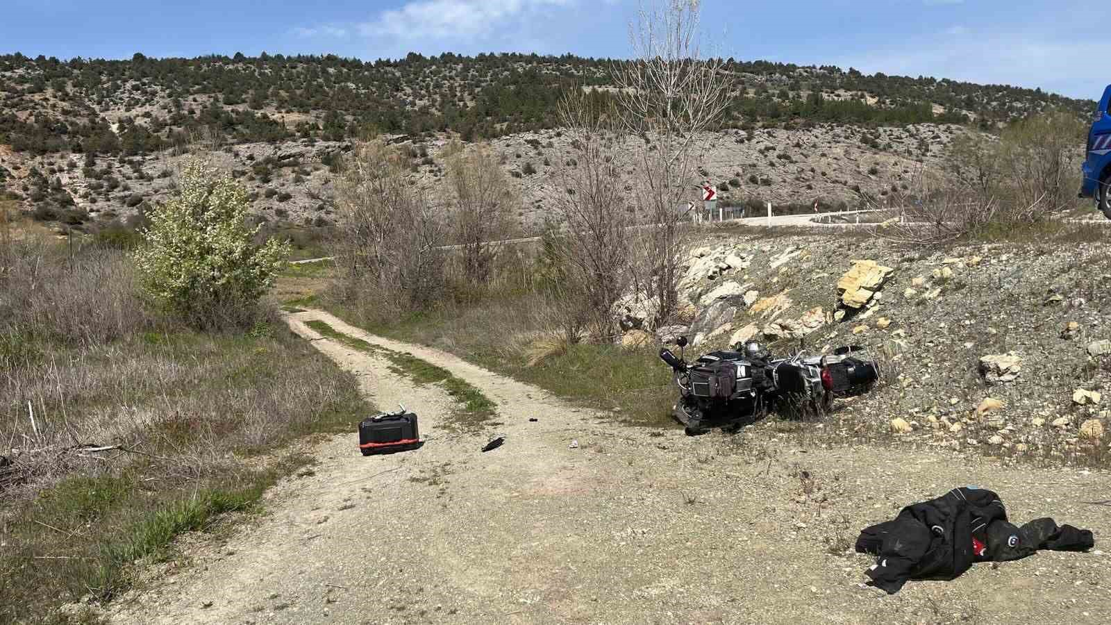 Bilecik'te motosiklet kazasında, 1 kişi yaralandı