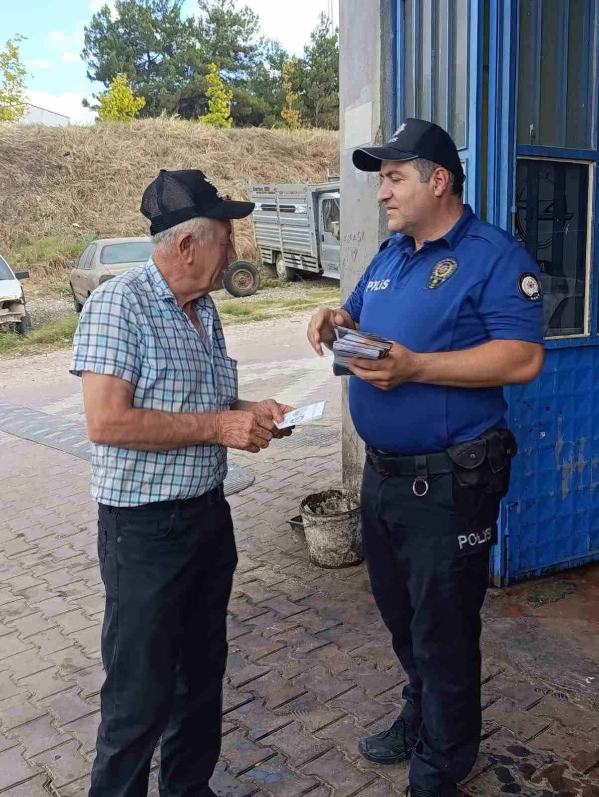 Bilecik’te polislerden dolandırıcılık uyarısı