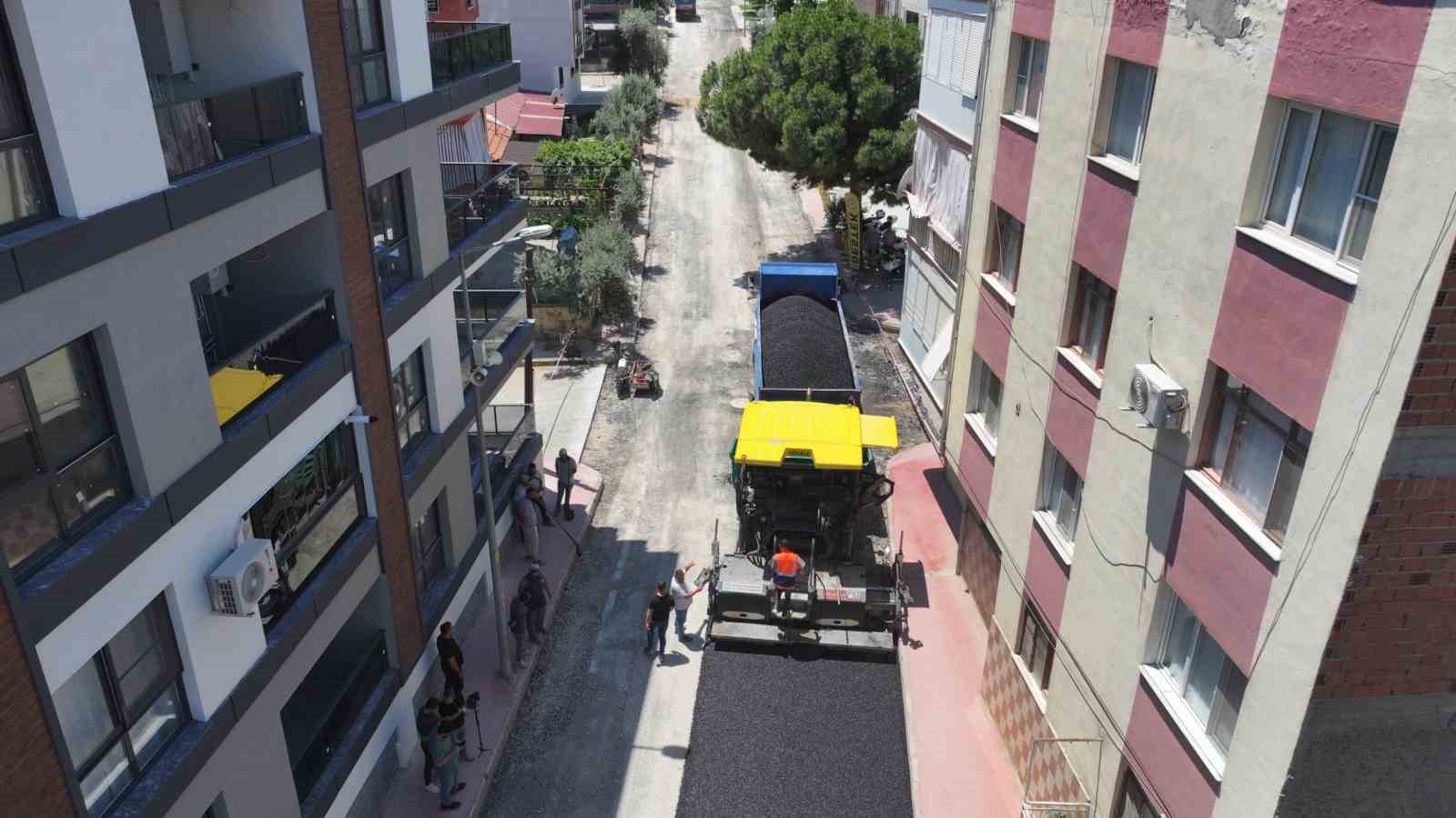 Alaşehir'de 3 bin tonluk asfalt hamlesi