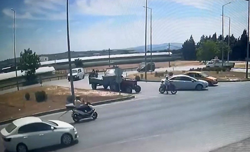Hatalı dönüş motosiklet sürücüsünü canından ediyordu