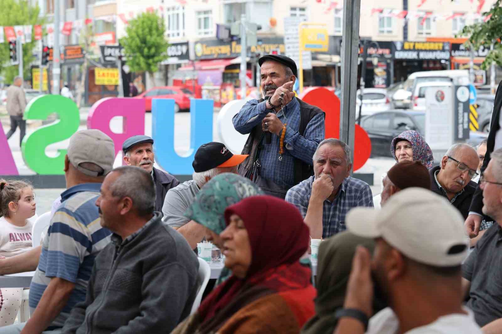 Pursaklar Belediye Başkanı Çetin vatandaşlarla bir araya geldi