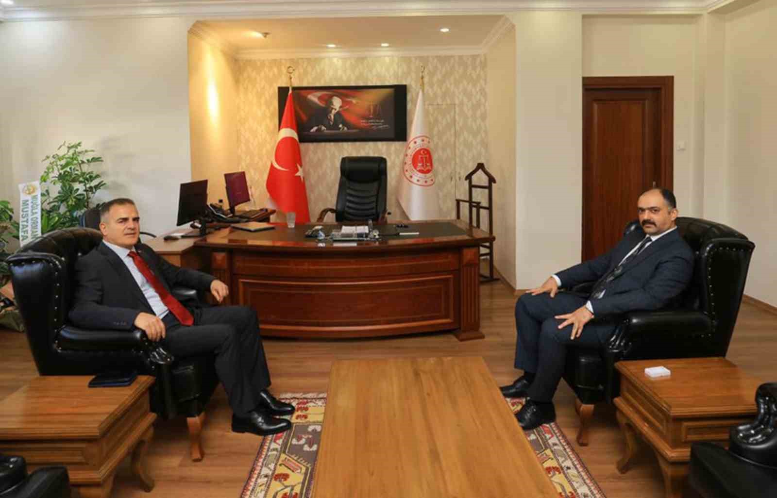 Vali Akbıyık'tan Cumhuriyet Başsavcısı Kayaközü'ne 'Hayırlı Olsun' ziyareti