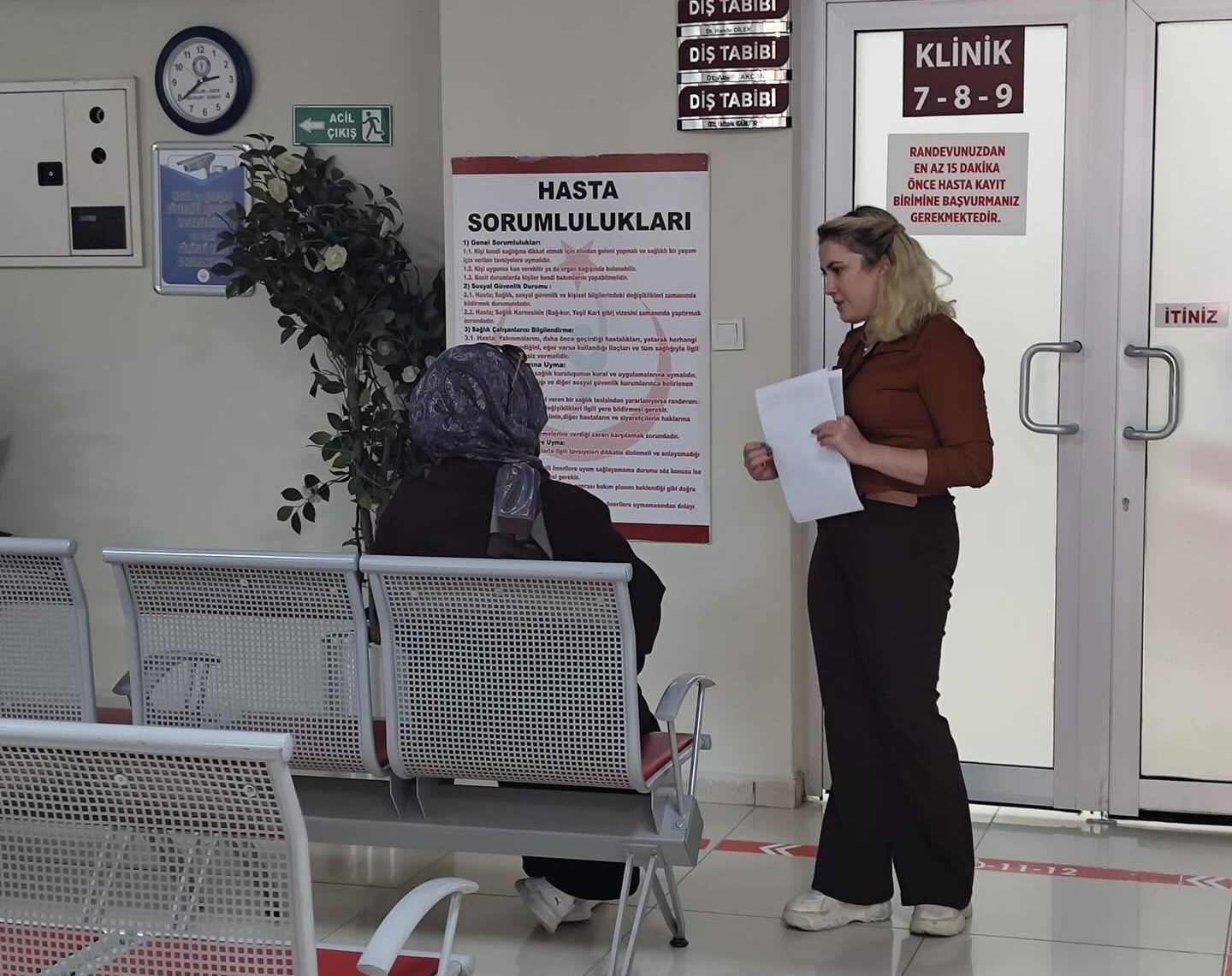 BAYBURT’TA HASTA HAKLARI GÜNÜ’NDE BİLGİLENDİRME ÇALIŞMASI YAPILDI
