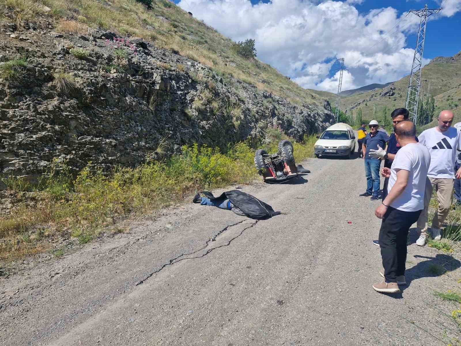 İspir'de kahreden kaza: ATV'den düşen şahıs hayatını kaybetti