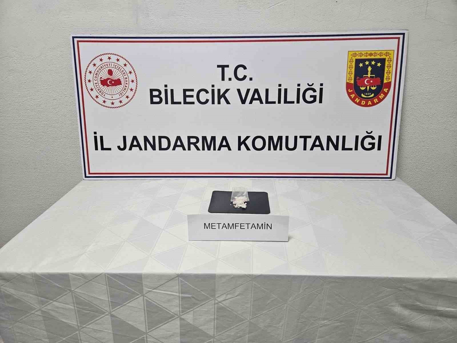 Bilecik'te uyuşturucuya geçit yok: 1 şüpheli yakalandı