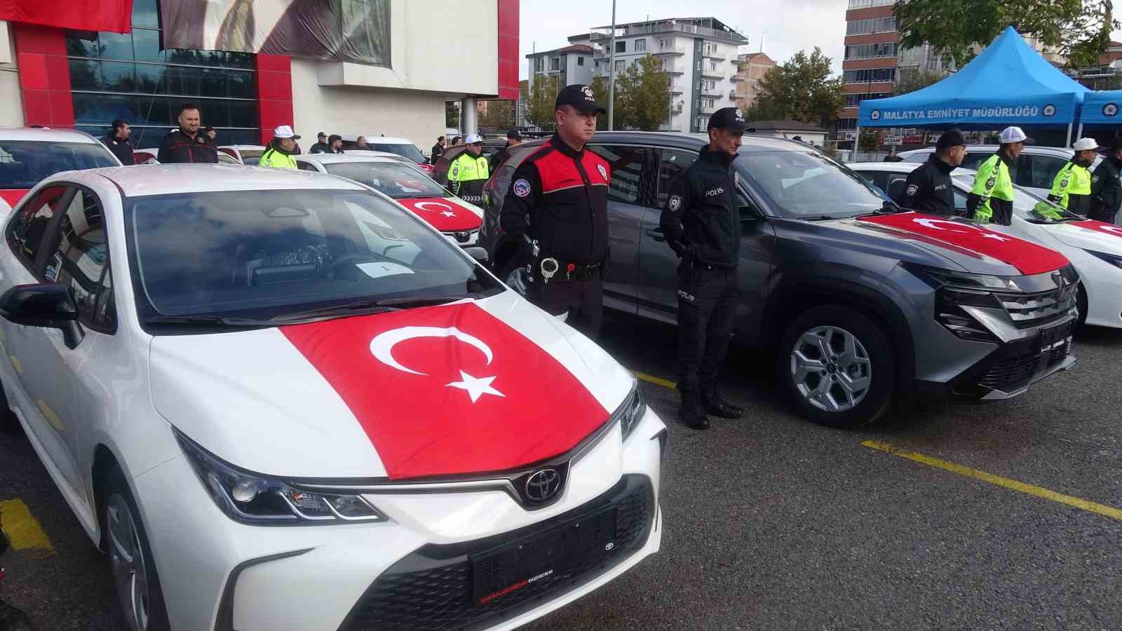 MALATYA'DA EMNİYET TEŞKİLATI’NIN ARAÇ FİLOSU GÜÇLENDİRİLDİ