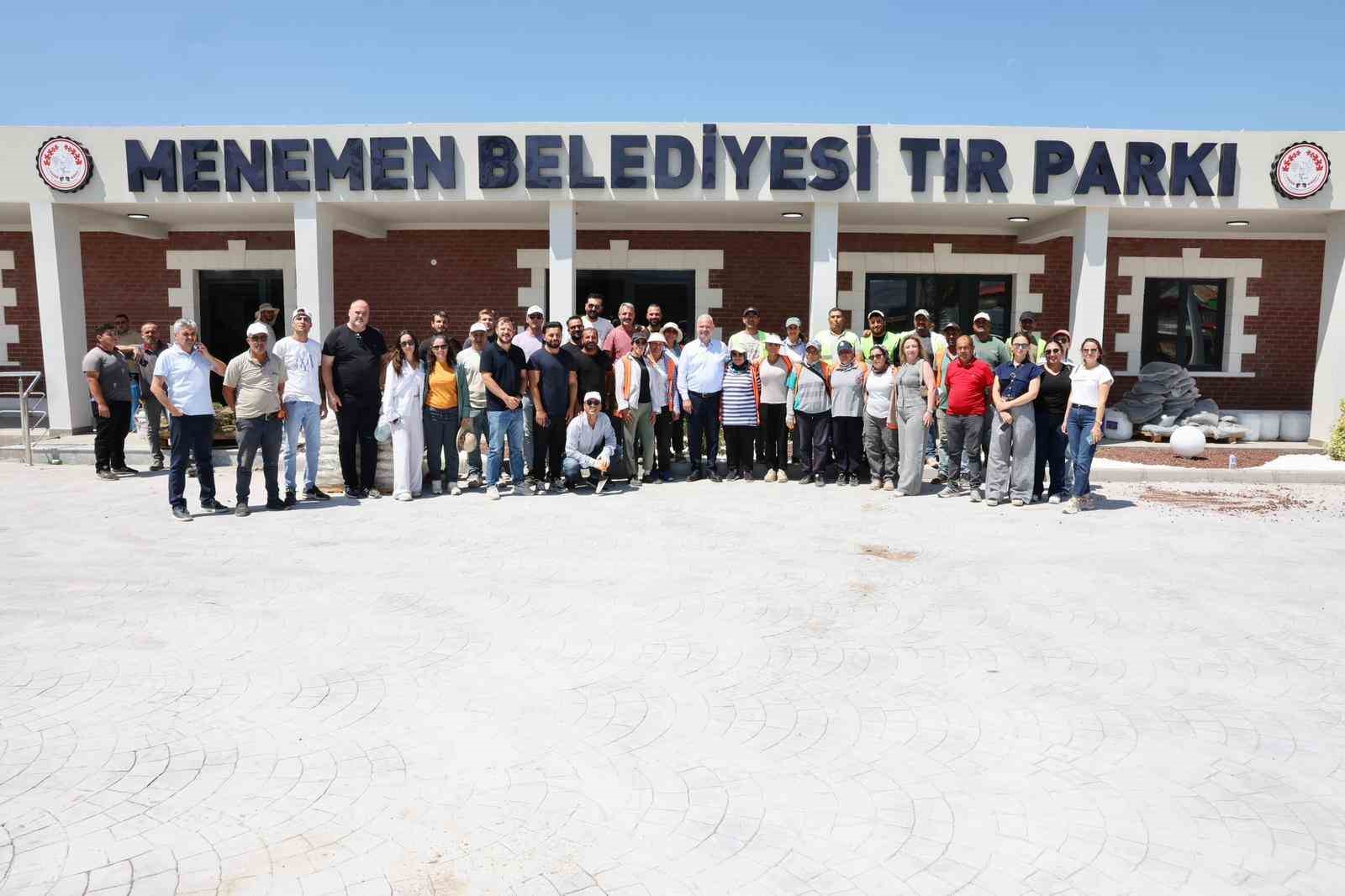 Uzun yol şoförlerine Menemen'de otel konforunda tesis