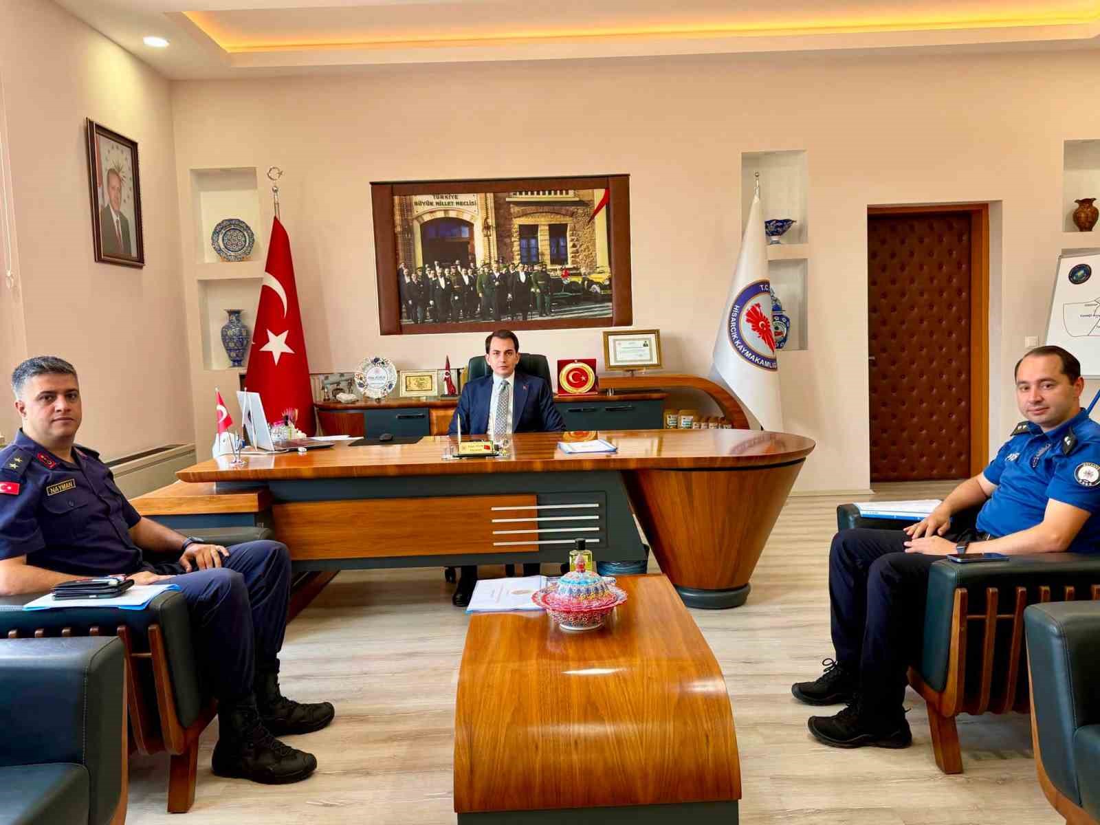 Hisarcık'ta asayiş toplantısı düzenlendi