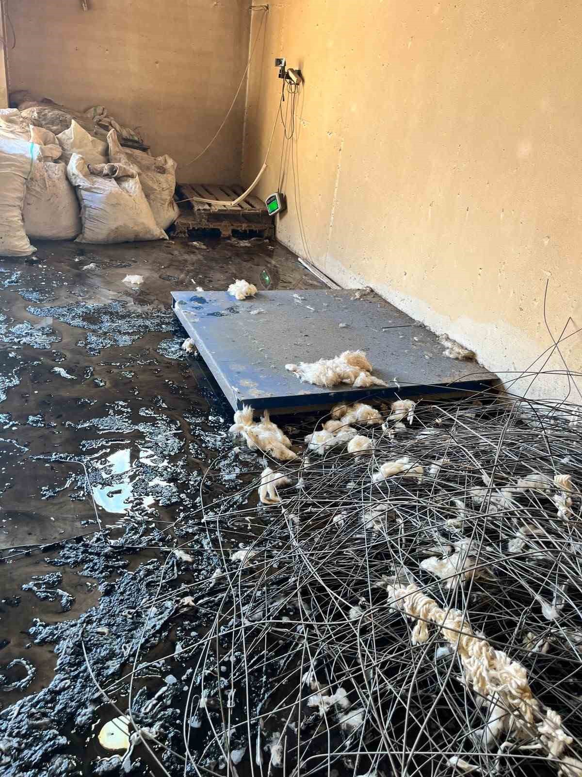 Kahramanmaraş’ta fabrika yangını korkuttu