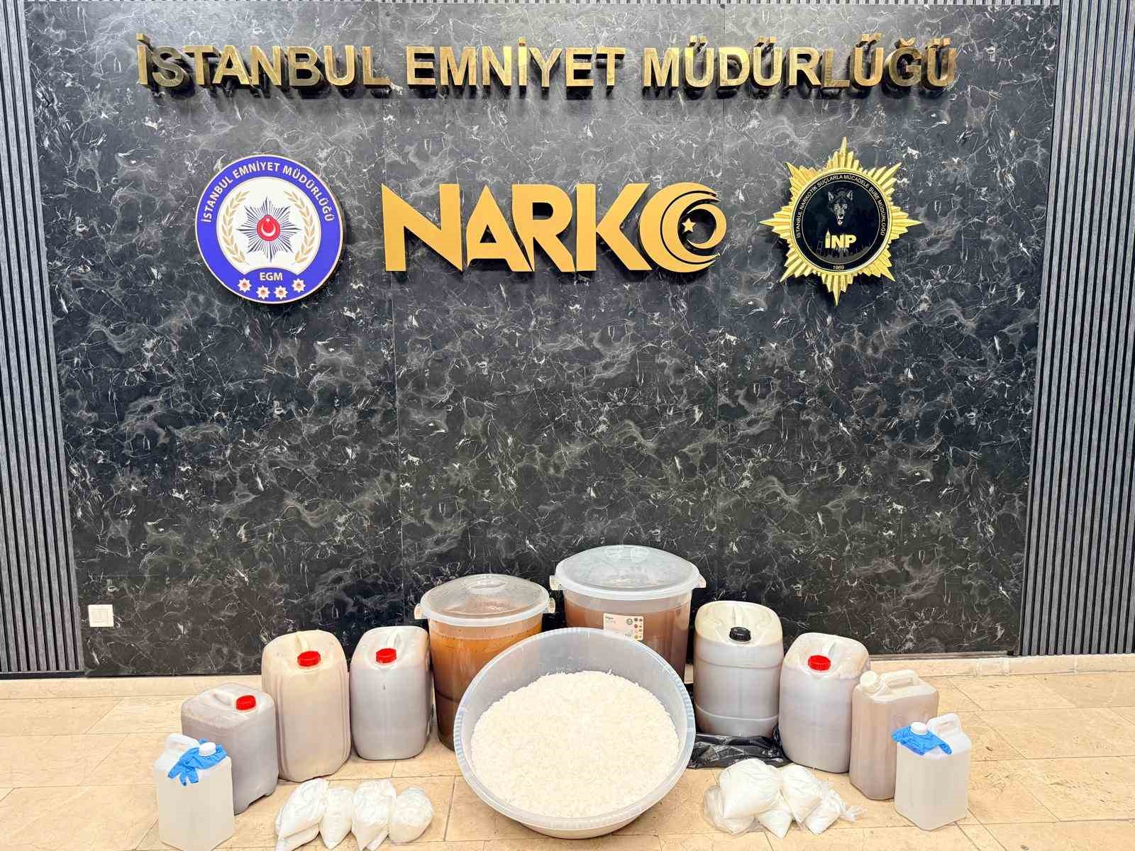 Şişli'de uyuşturucu operasyonu: 239 kilo uyuşturucu ele geçirildi