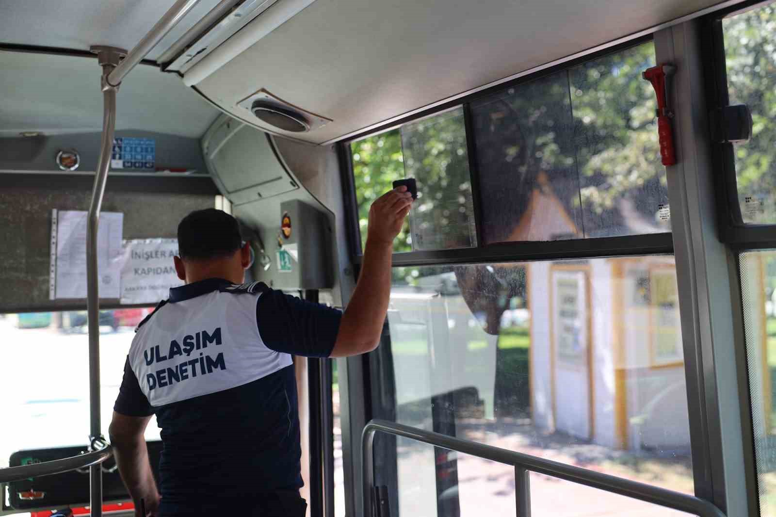 Sakarya'da toplu taşıma araçlarında klima denetimi sıklaştırıldı