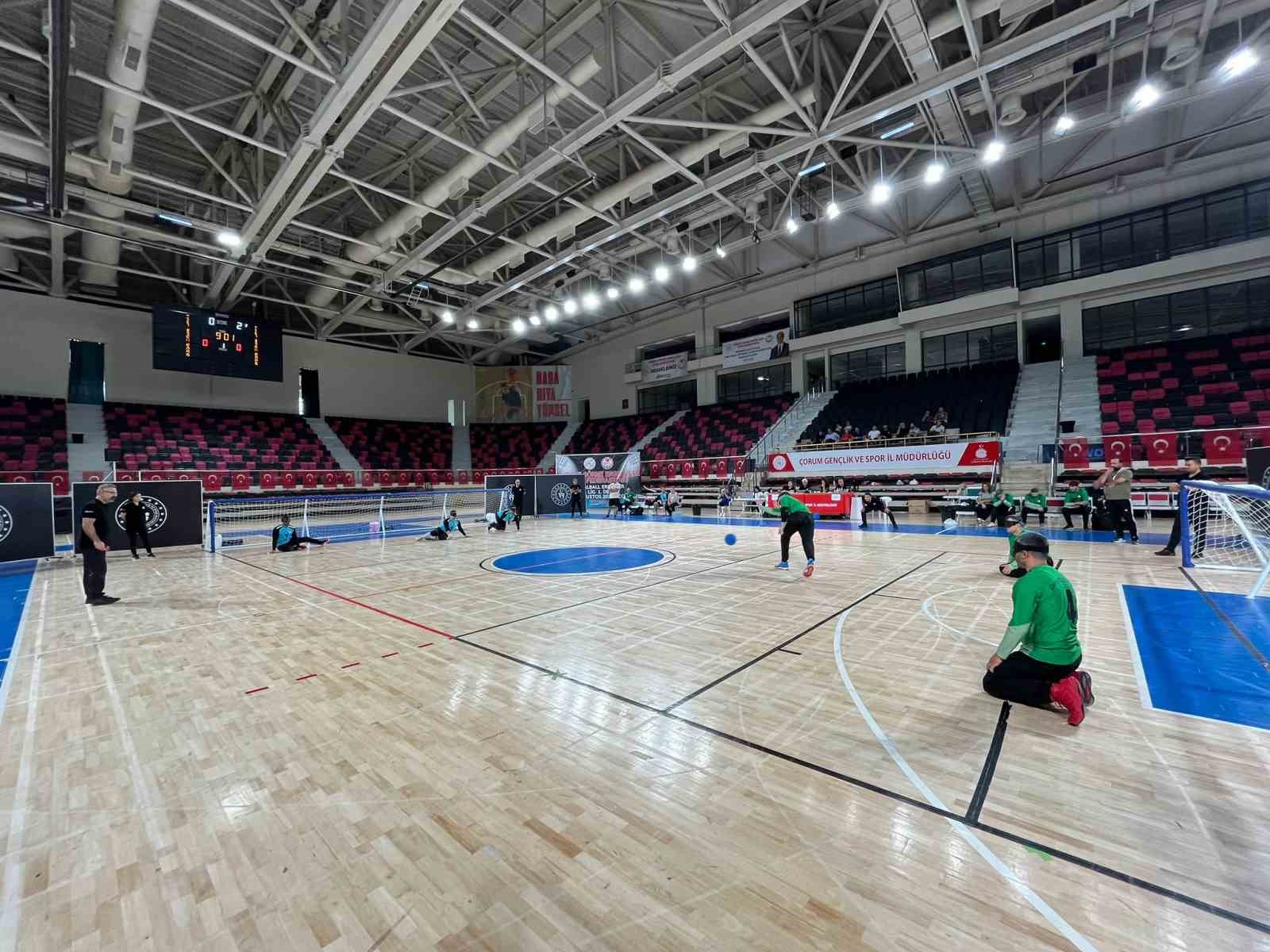 Goalball 1. Lig, Çorum’da başladı