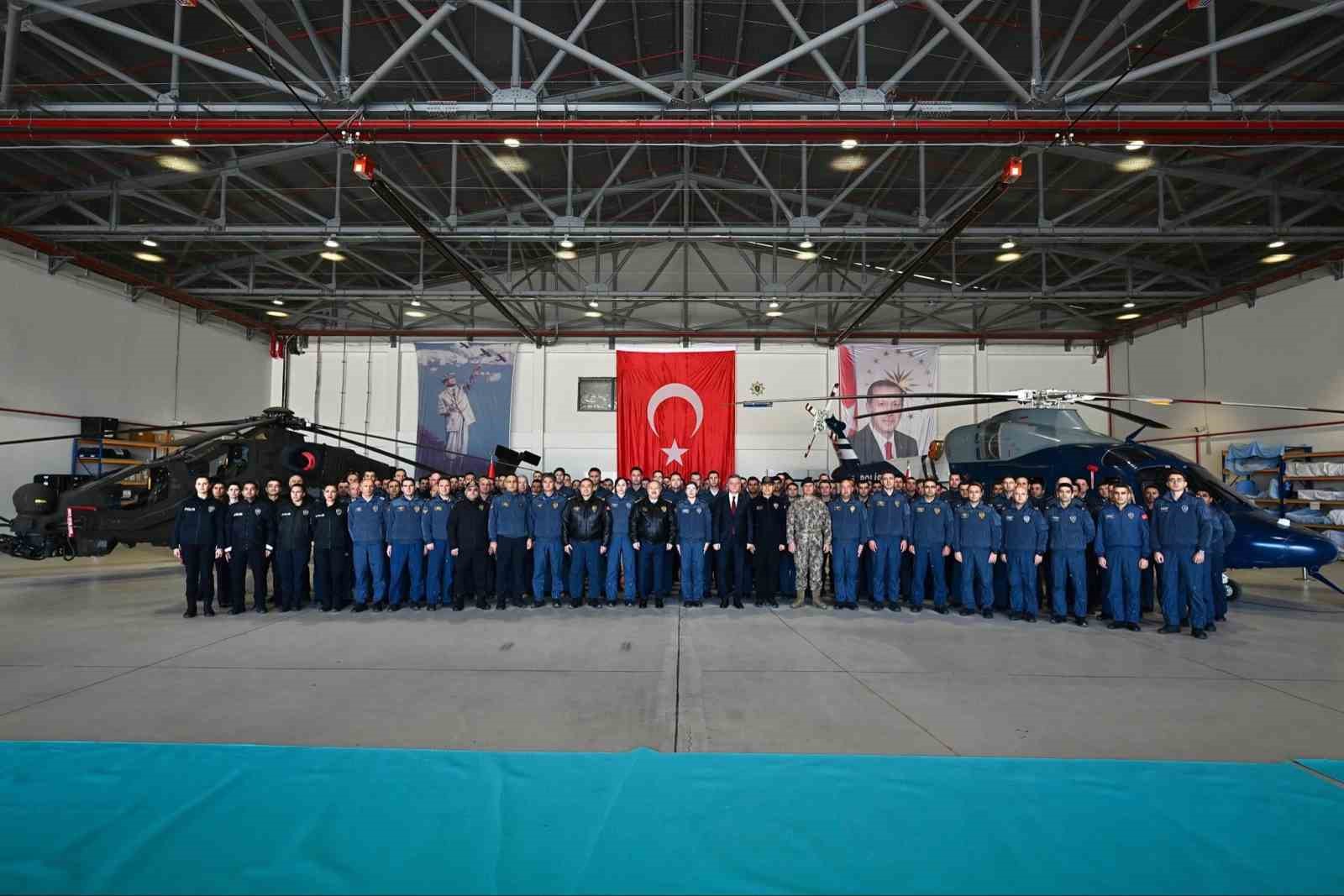 Emniyet Havacılık Daire Başkanlığı kuruluşunun 45. yıl dönümünü kutluyor
