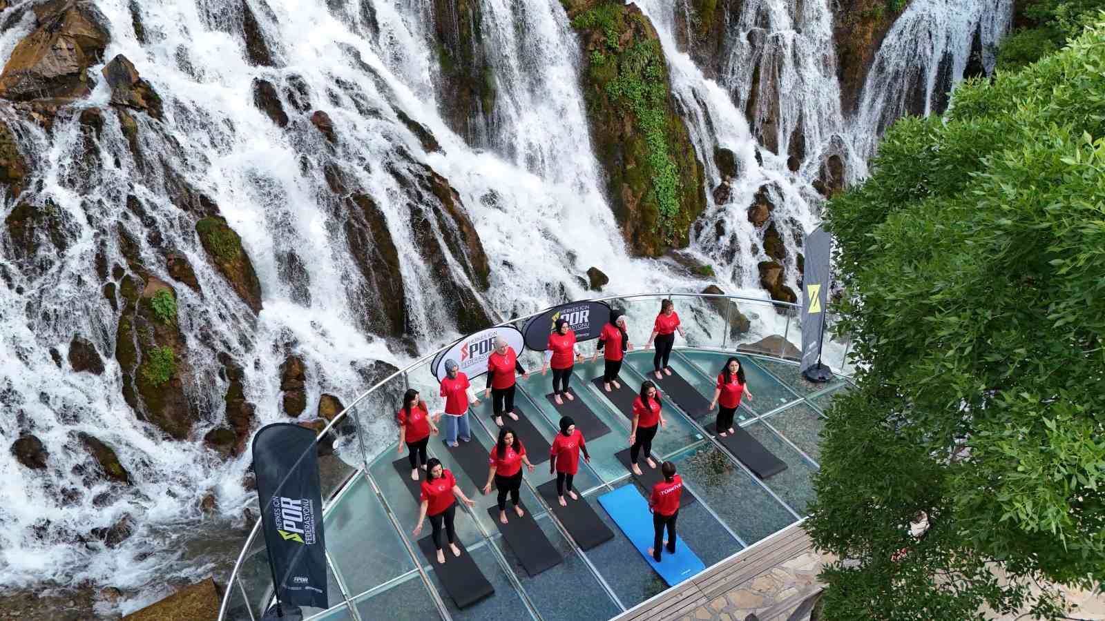 Tomara Şelalesi’nde Dünya Yoga Günü etkinliği
