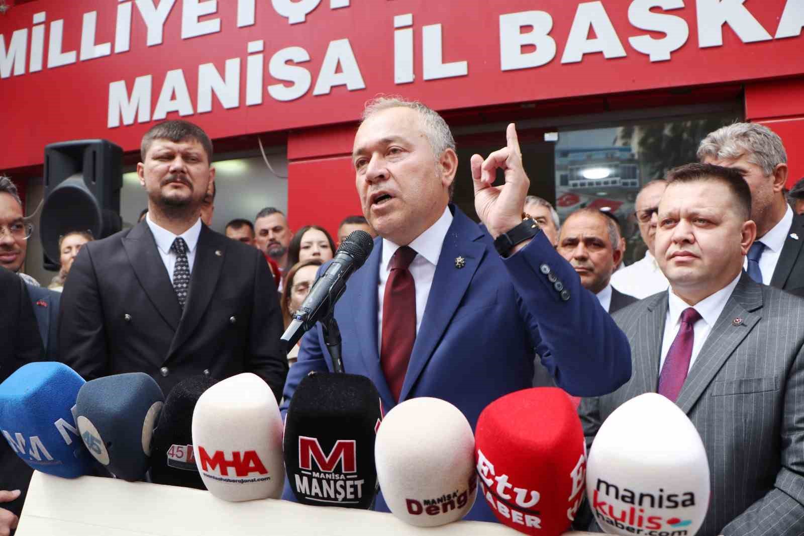 MHP Manisa’da devir teslim töreninde birlik ve Cumhur İttifakı vurgusu
