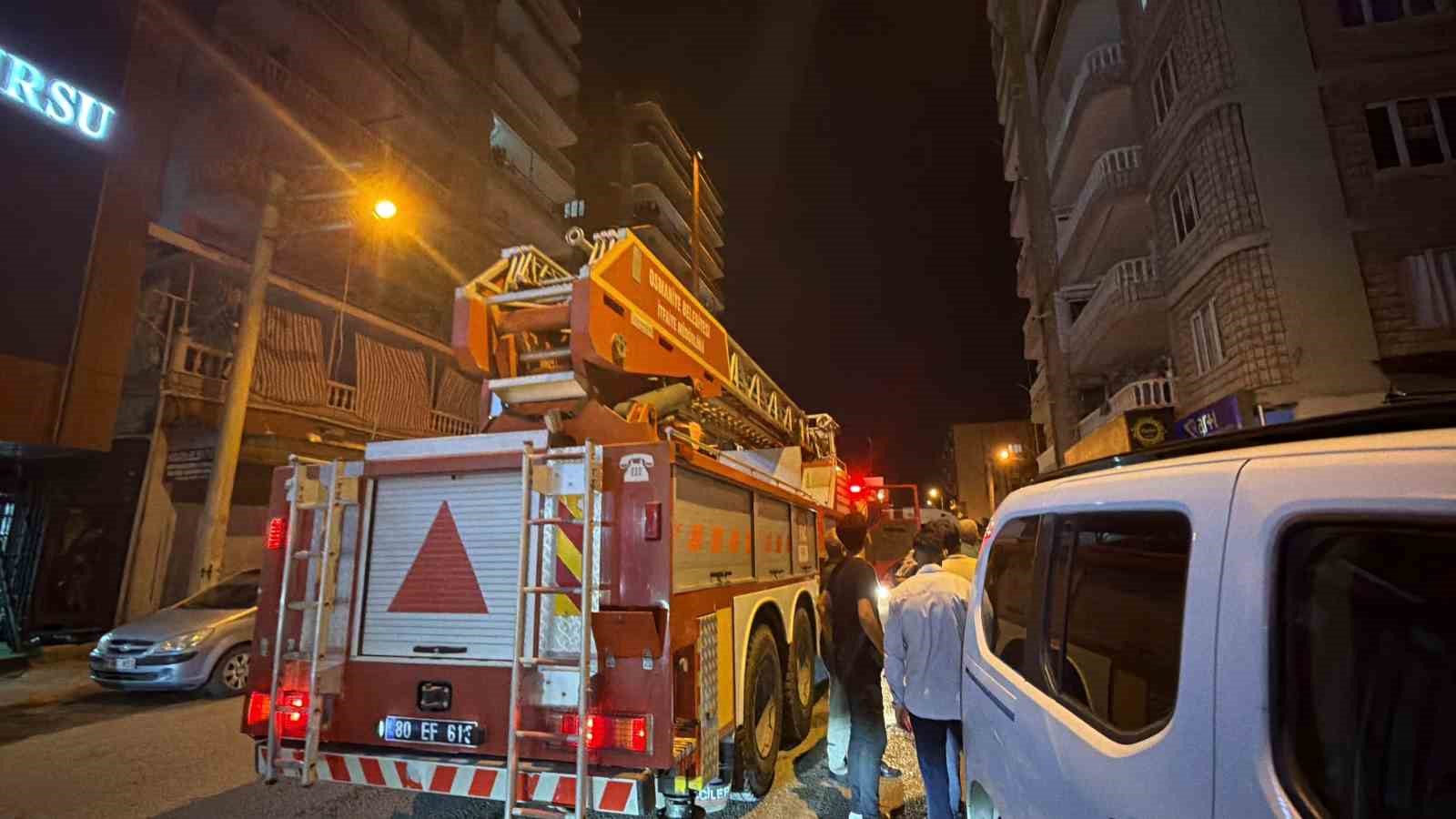 Osmaniye'de mangal keyfi itfaiyeyi alarma geçirdi