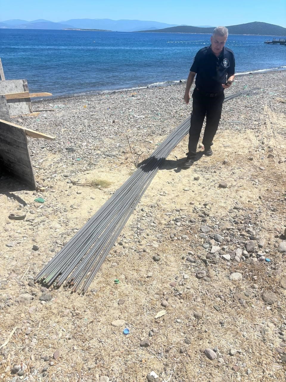Sahile beton dökümüne 150 bin TL ceza
