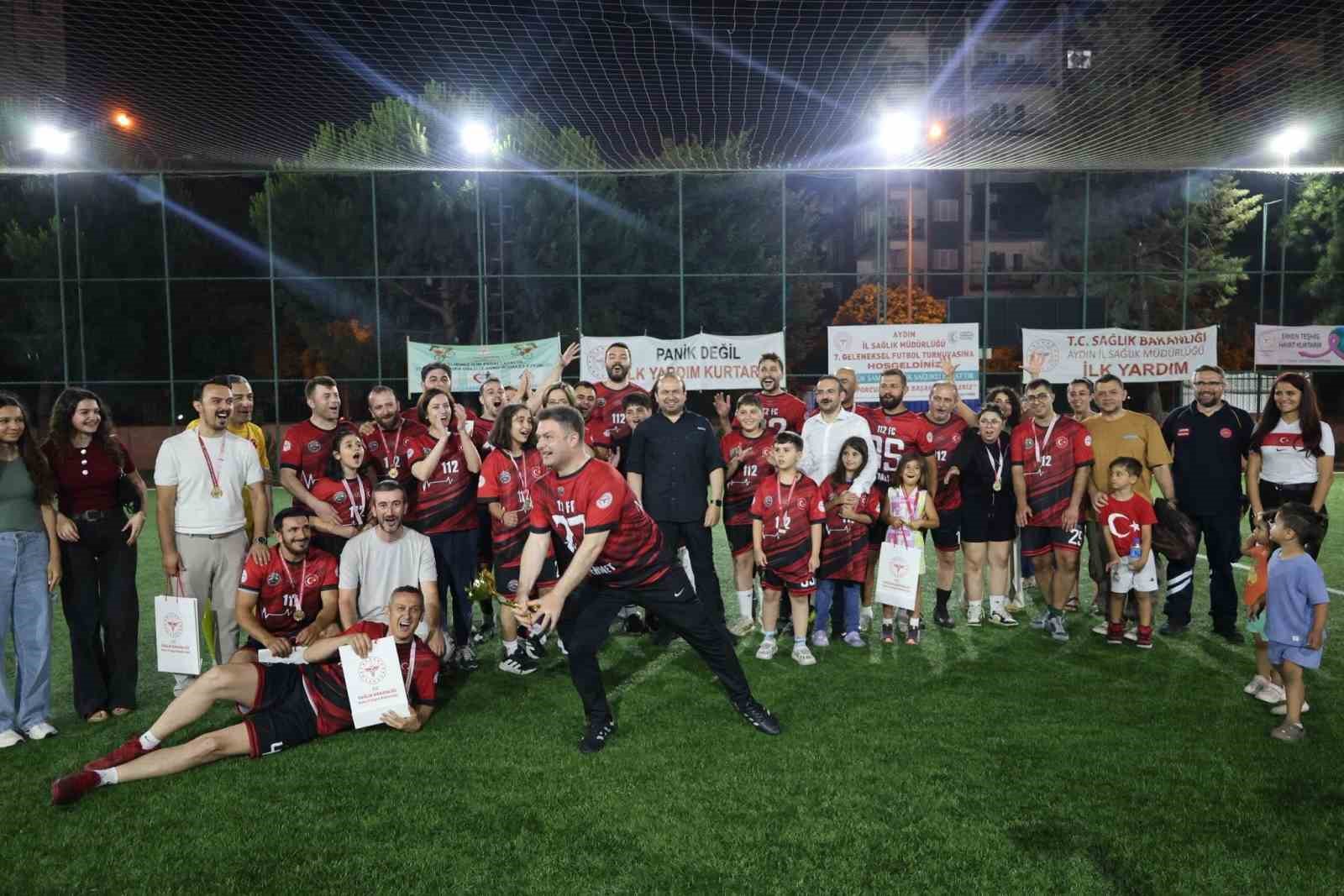 Aydın’da sağlık çalışanlarının futbol heyecanı sona erdi