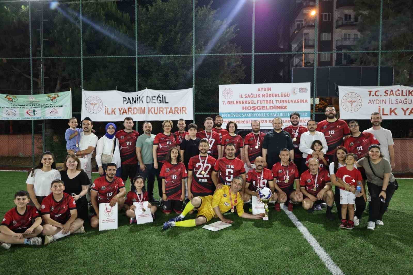 Aydın’da sağlık çalışanlarının futbol heyecanı sona erdi