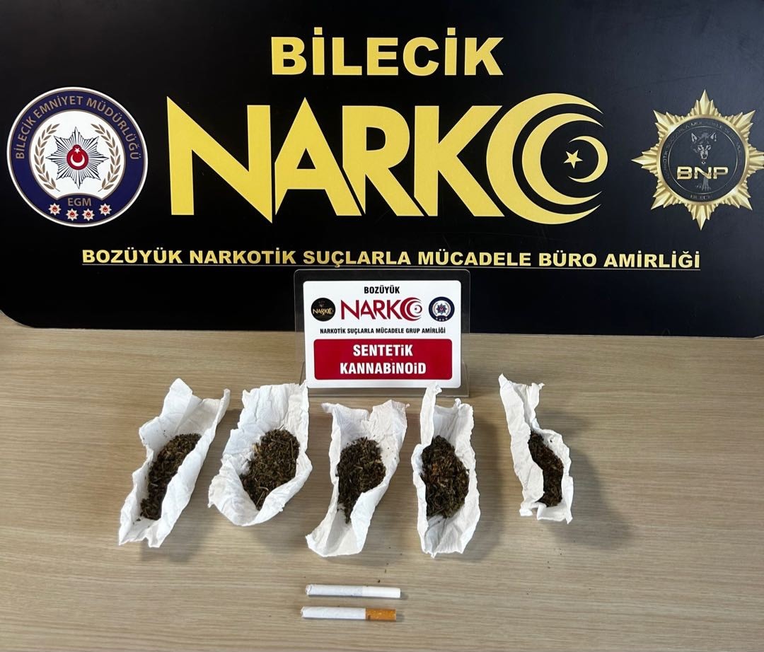 Bilecik'te bir şahsın üzerinde bonzai ele geçirildi