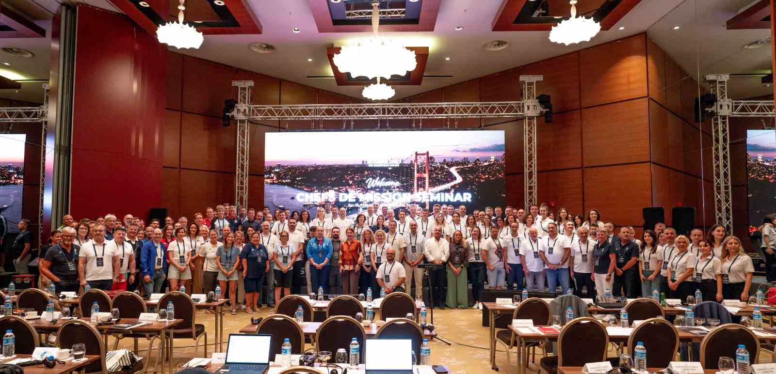 İstanbul 2027 Avrupa Oyunları Kafile Başkanları Toplantısı İstanbul'da düzenlendi