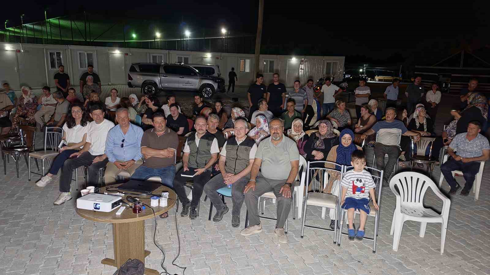 Kazı evinde bilgilendirme etkinliği yapıldı