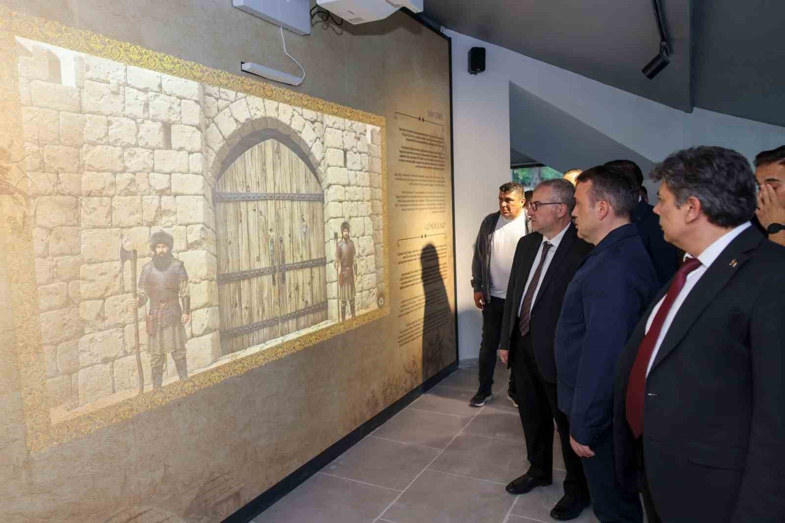 Söğüt Dijital Tarih Müzesi'nde çalışmalar yerinde incelendi