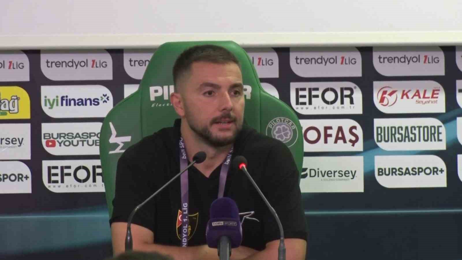 Bursaspor - İstanbulspor maçının ardından