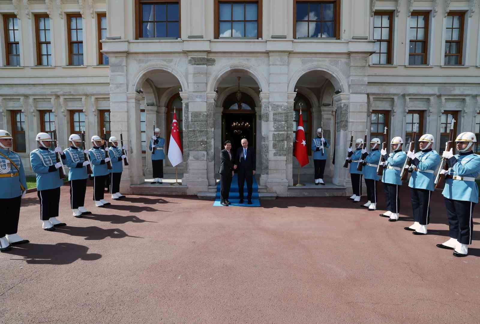 Cumhurbaşkanı Erdoğan, Singapur Başbakanı Lawrence Wong’u kabul etti