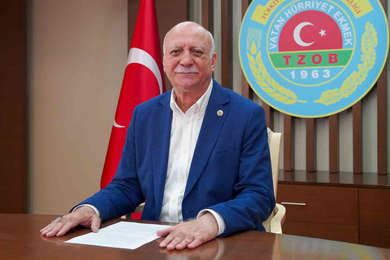 TZOB Genel Başkanı Bayraktar: 'Türkiye genelinde yaklaşık 900 bin dekar alan doğal afetlerden zarar gördü'