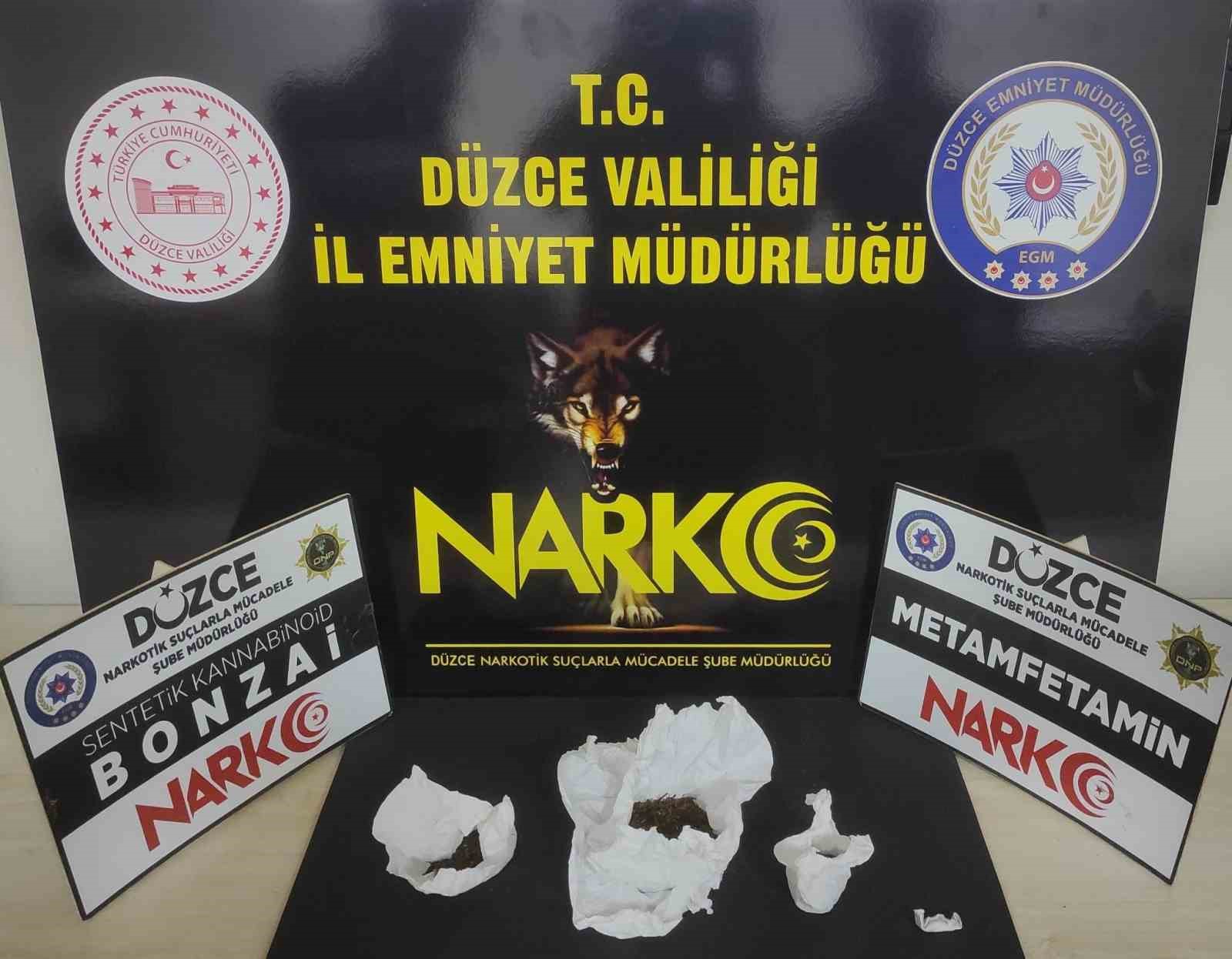 Düzce'de uyuşturucudan 46 şahsa işlem yapıldı