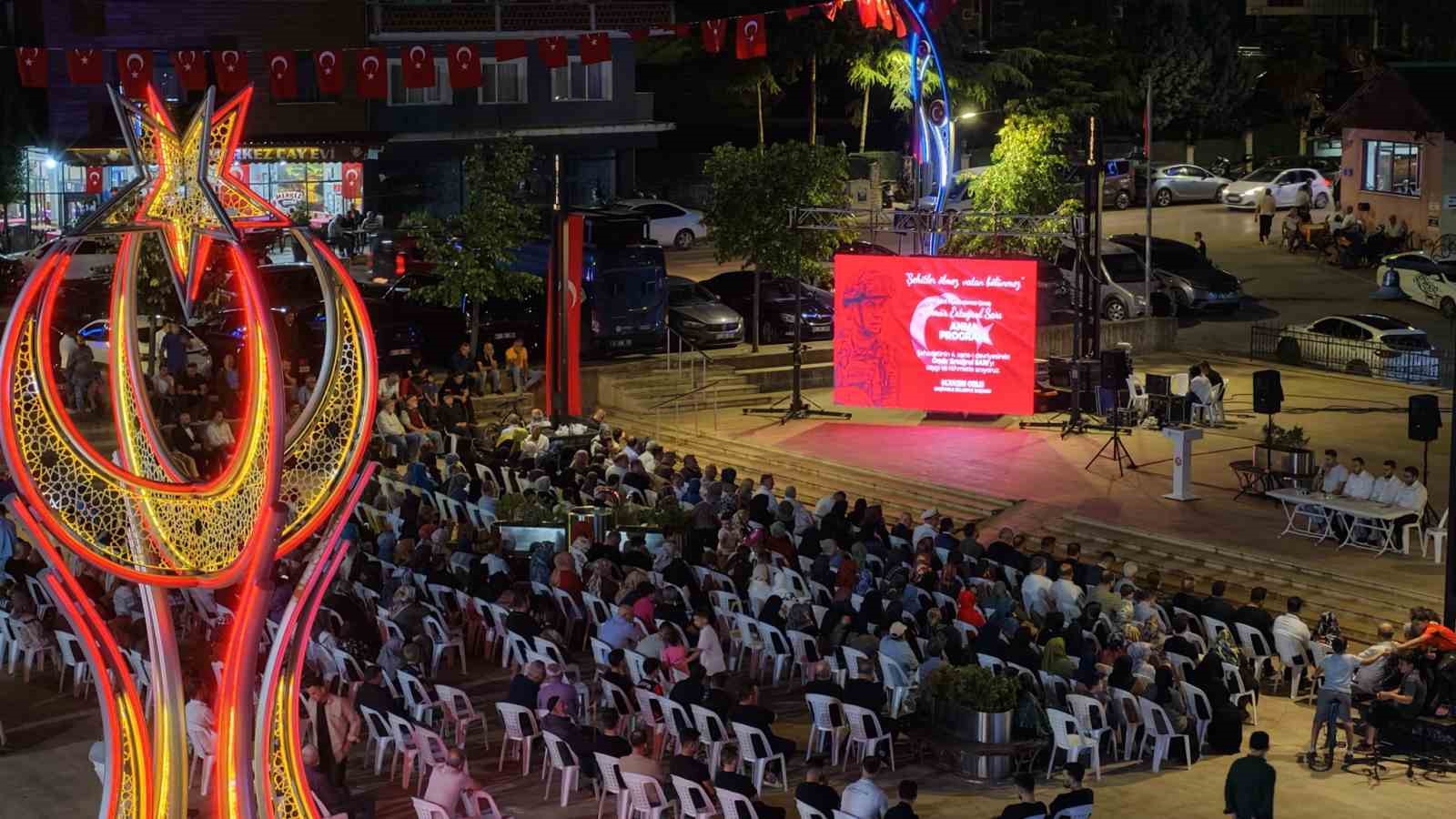 Başiskele'de şehit Ömür Ertuğrul Sarı için anma programı düzenlendi