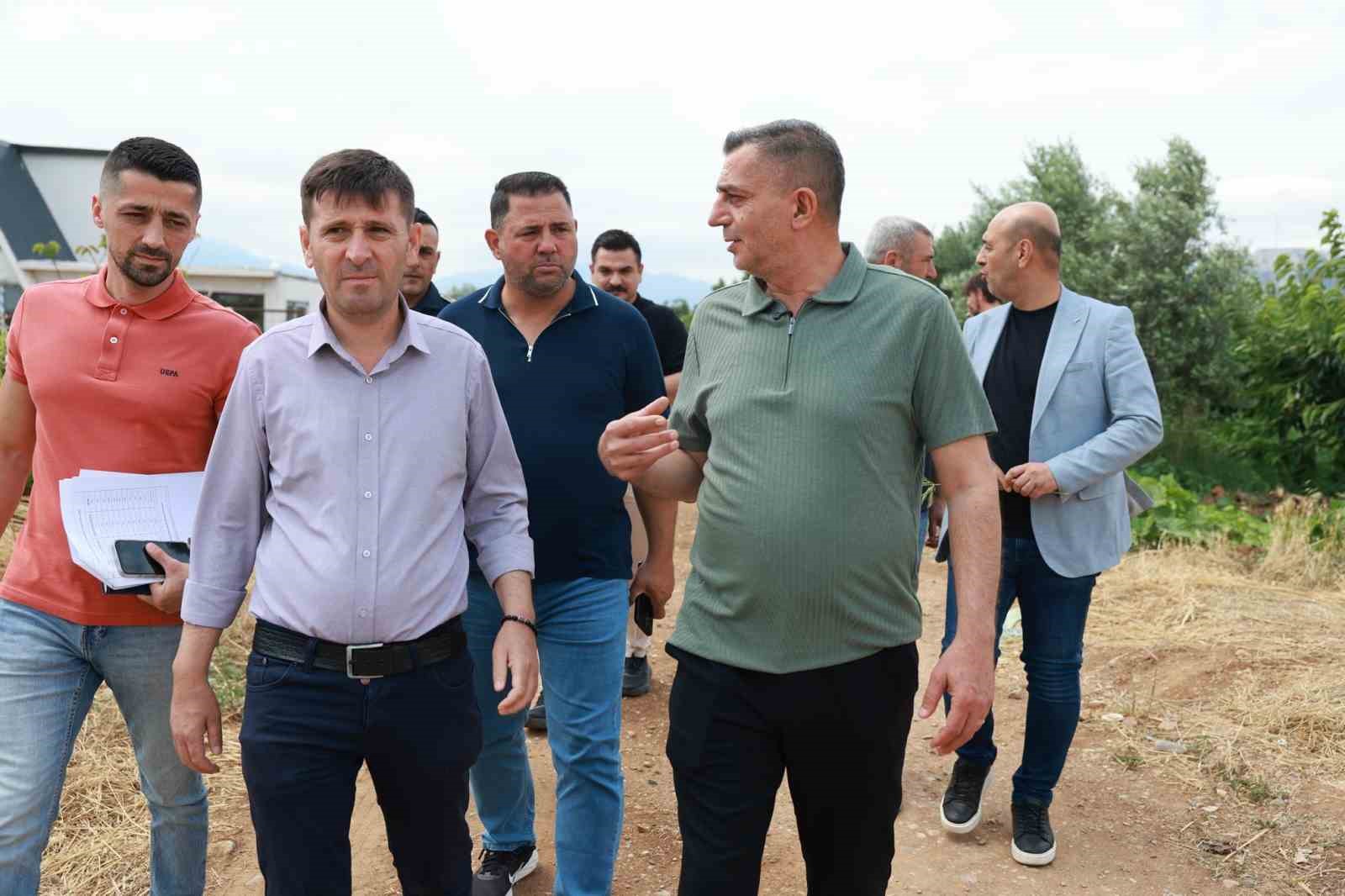 Başkan Şimşek’ten ova yollarına yerinde inceleme