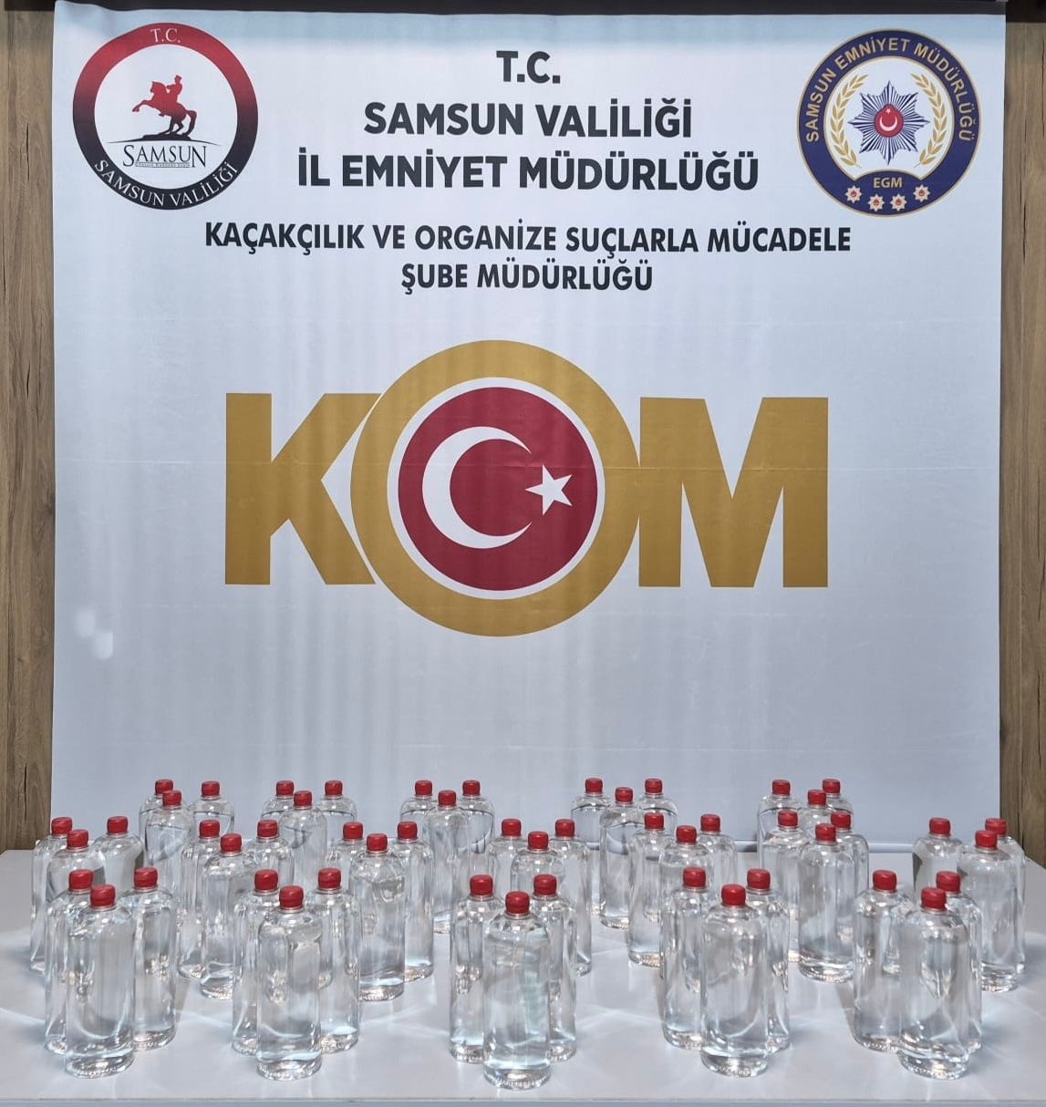 Kaçak alkol operasyonu: 51 litre etil alkol ele geçirildi