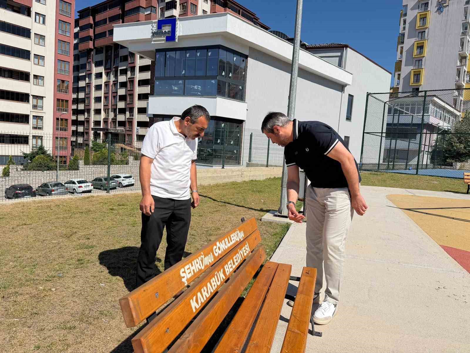Başkan Çetinkaya parka zarar verenlere: 'Bunlar Karabük düşmanı'