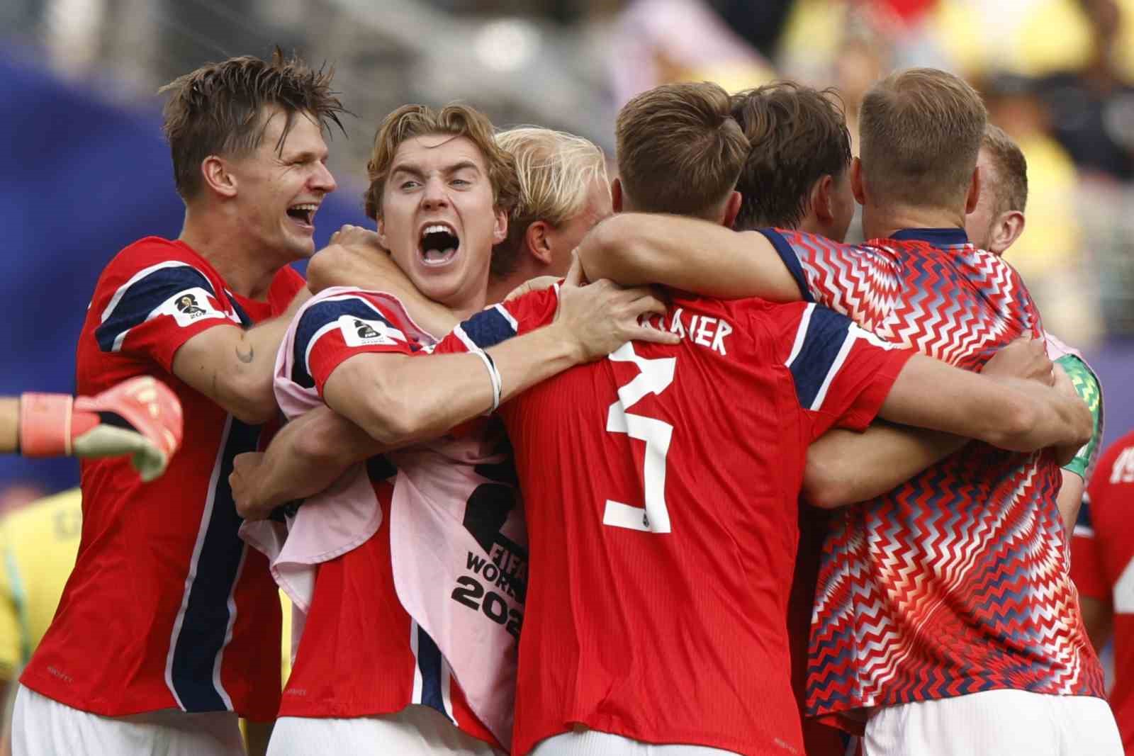 Haaland Brezilya'yı yıktı, Norveç çeyrek finalde