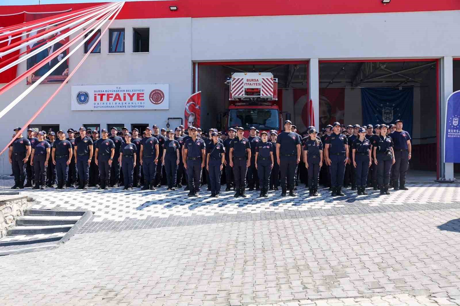 Büyükorhan'a tam donanımlı itfaiye binası