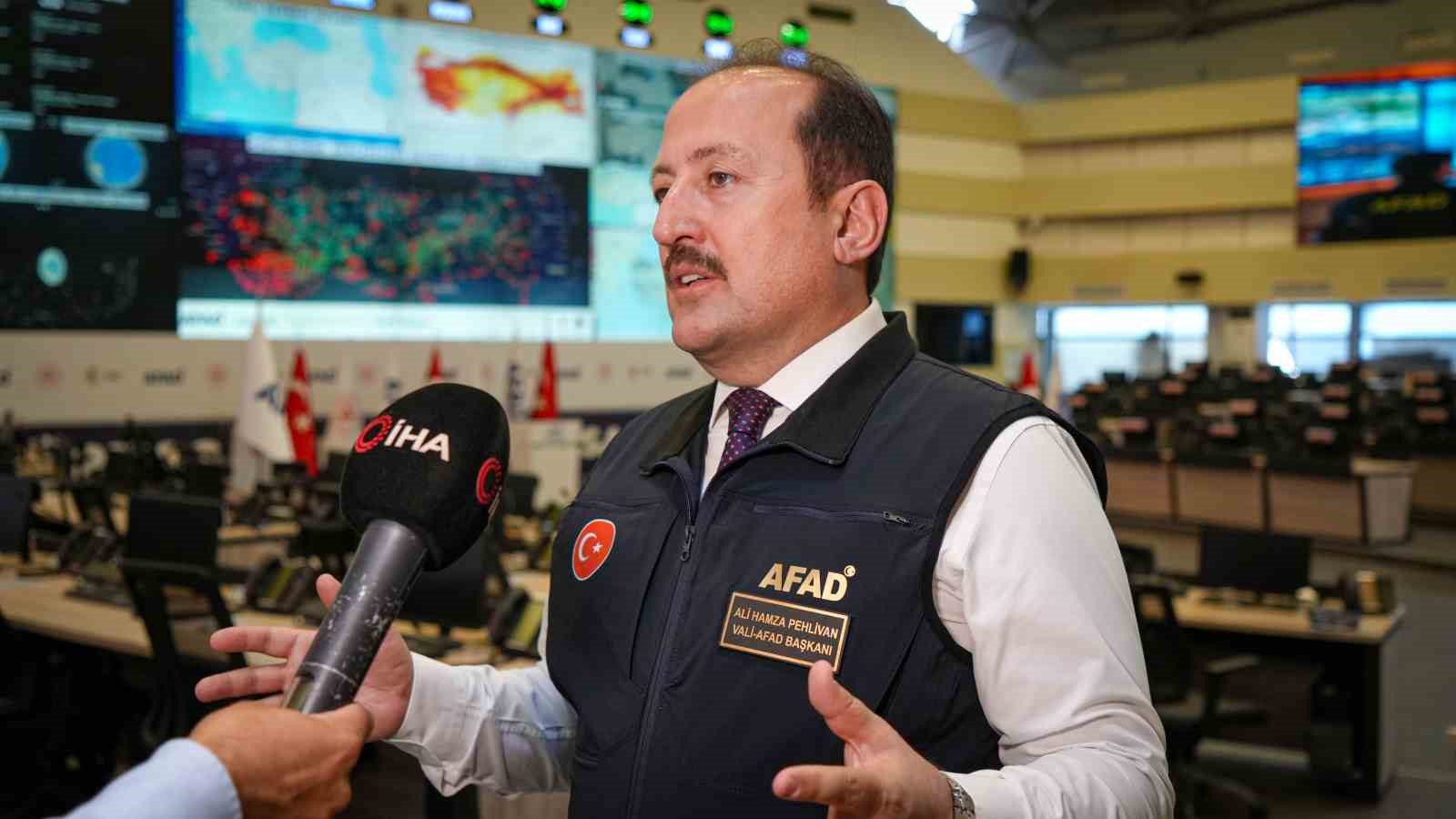 AFAD Başkanı Pehlivan: "Afet ve Acil Durum Yönetim Merkezi’nde 150 binin üzerinde kameraya bağlanabiliyoruz"
