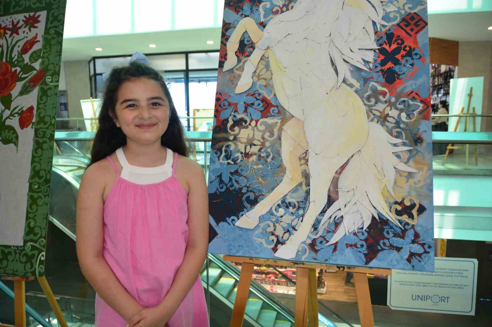 Ordu’da üstün yetenekli çocuklardan 100 eserle sanat şöleni
