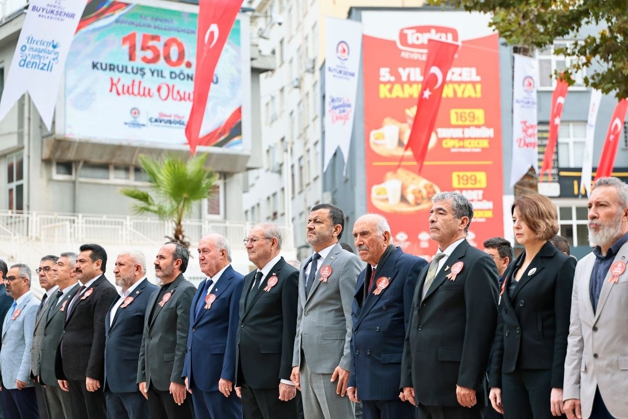 DENİZLİ BELEDİYE TEŞKİLATI’NIN 150. YILI TÖRENLE KUTLANDI DENİZLİ’NİN 150 YILLIK GURUR GÜNÜ
