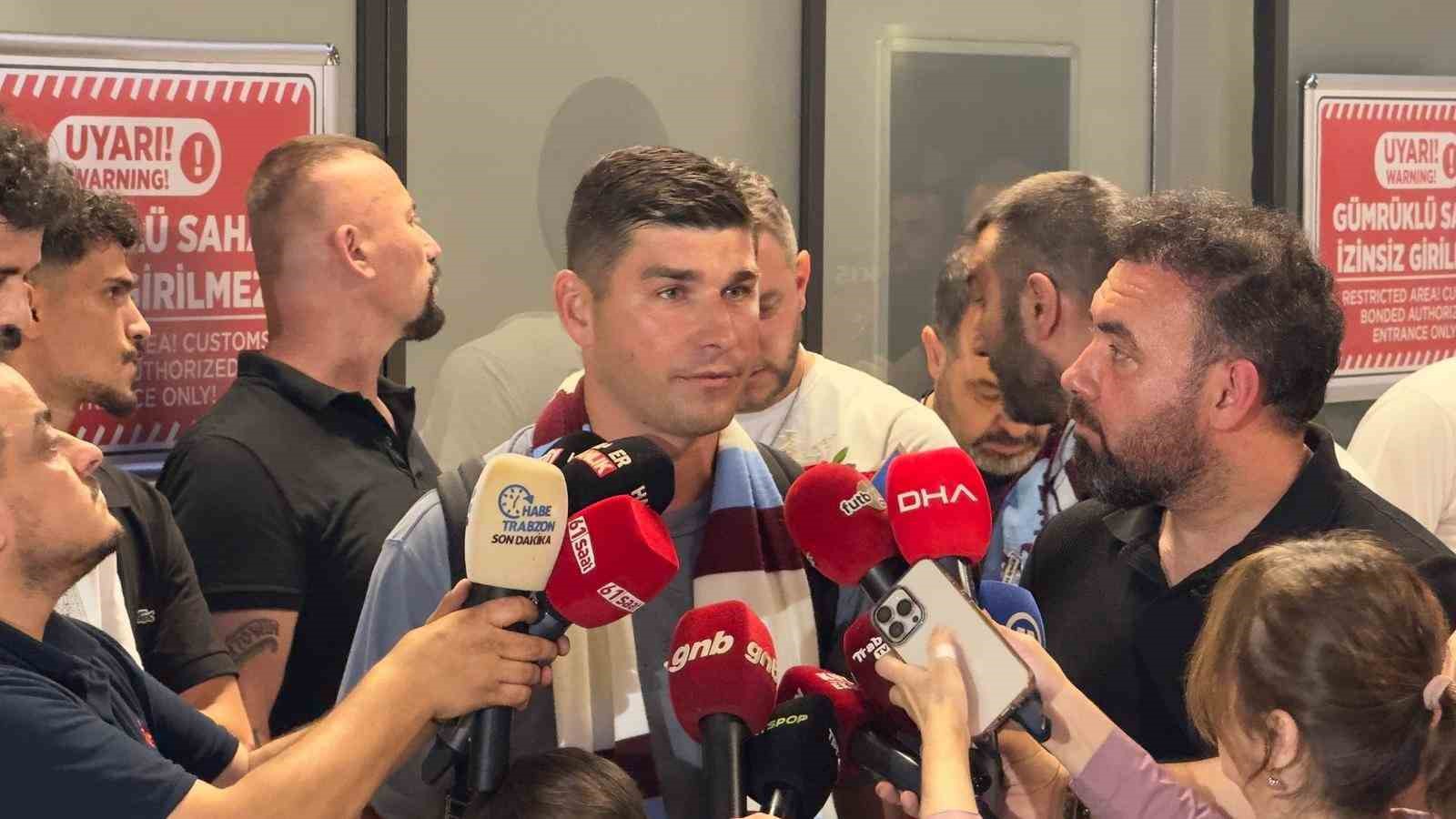 Trabzonspor'un yeni transferi Malinovskyi, Trabzon'da