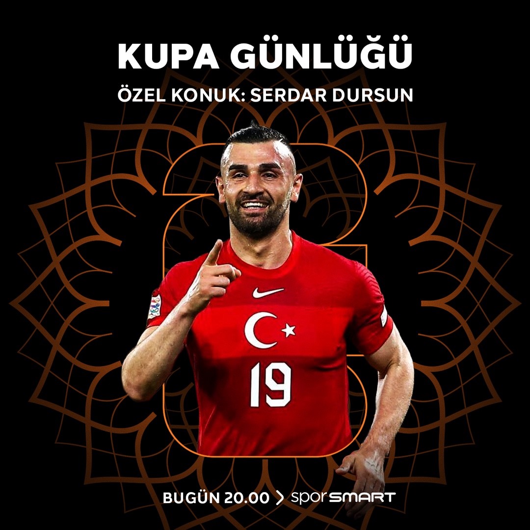 Serdar Dursun, 'Kupa Günlüğü'ne konuk oluyor