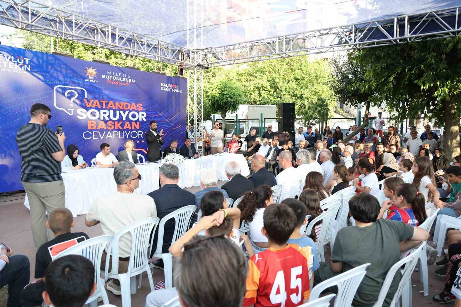 Kağıthane’de vatandaş sordu, Başkan Öztekin cevapladı