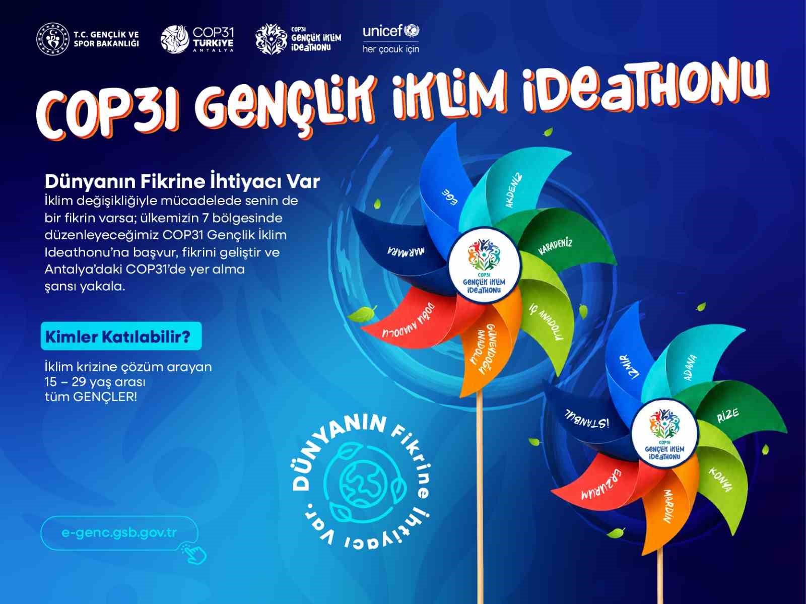 COP31 Gençlik İklim İdeathonu başvuruları başladı