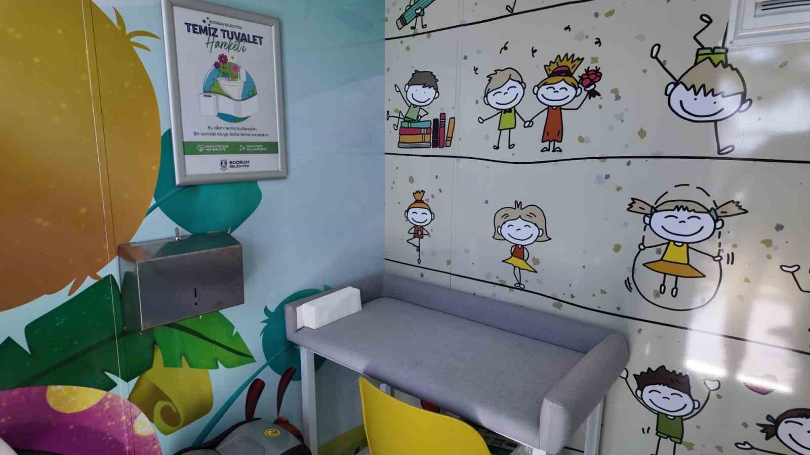 Bodrum’da modern tuvaletler hizmete alındı