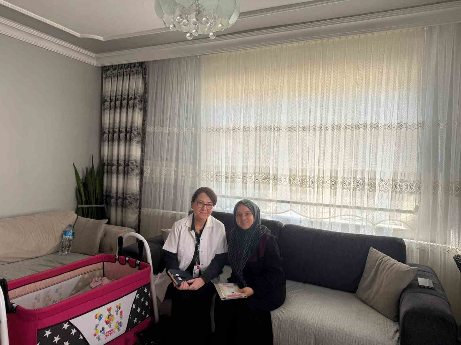 Düzce’de gebe ve lohusalara evde sağlık desteği