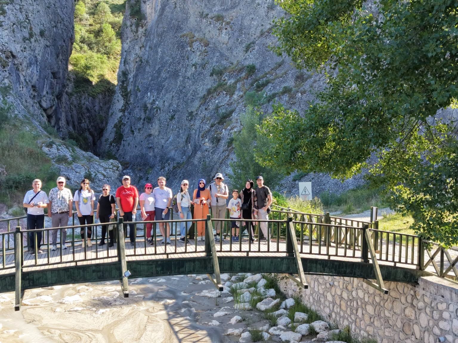 Harmankaya Kanyonu’nda doğa ve sanat buluşması