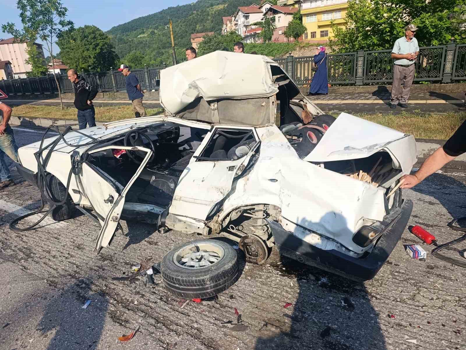 Devrek-Ankara karayolunda kaza: 1 yaralı